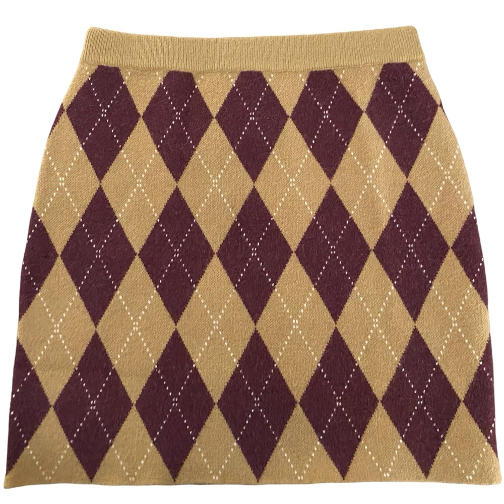 ADELYN RAE NWT Argyle Knit Skirt